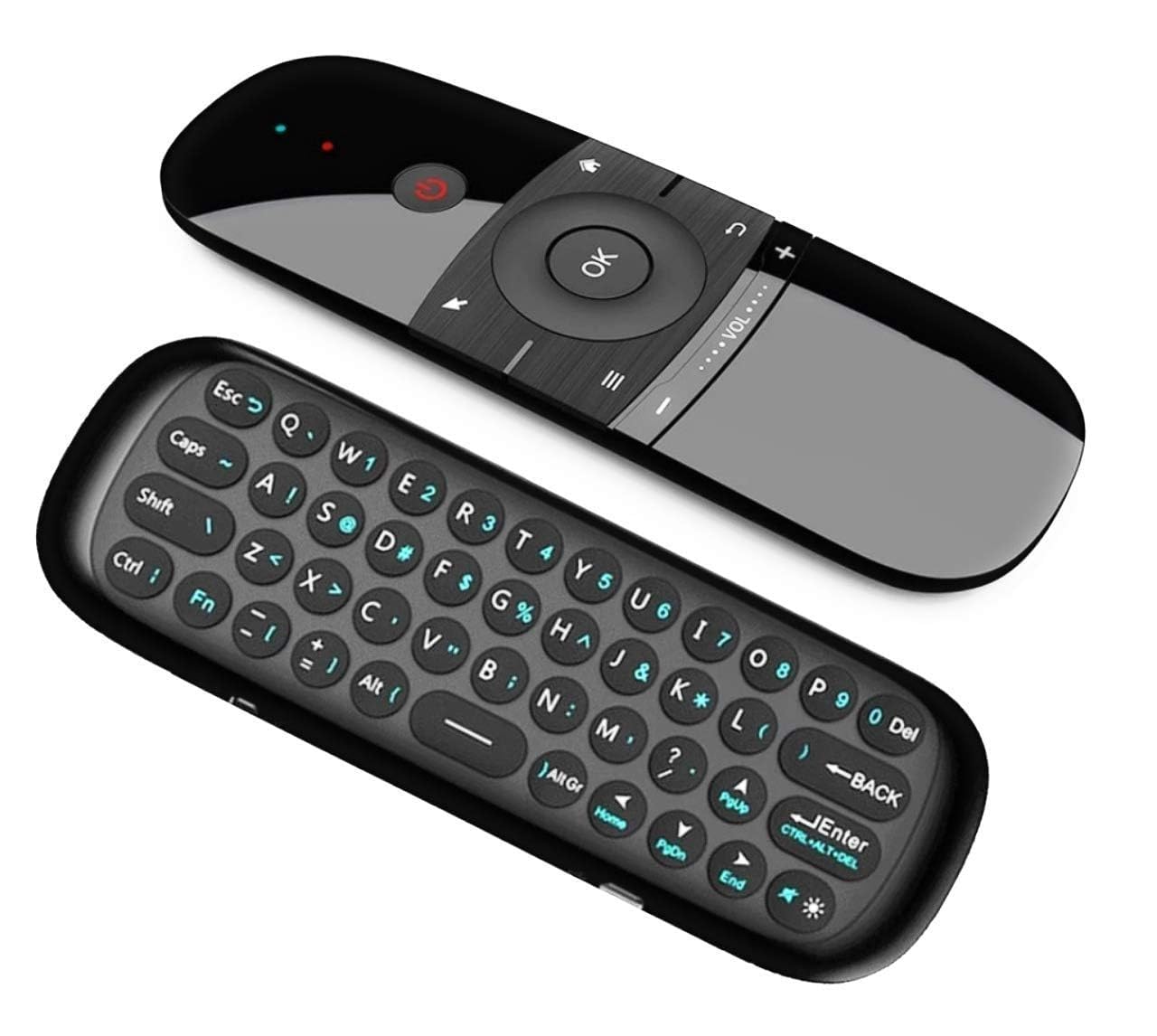 Plan4Buy Mini Wireless Keyboard 3D Air Fly Mouse Remote Control 2.4GHz for Smart Android TV Box/Smart TV/PC/Projector/HTPC/Xbox/Raspberry Pi 3 etc-Black (HCY-57B) (B0CB1FV1R2) Amazon Price History, Amazon Price Tracker