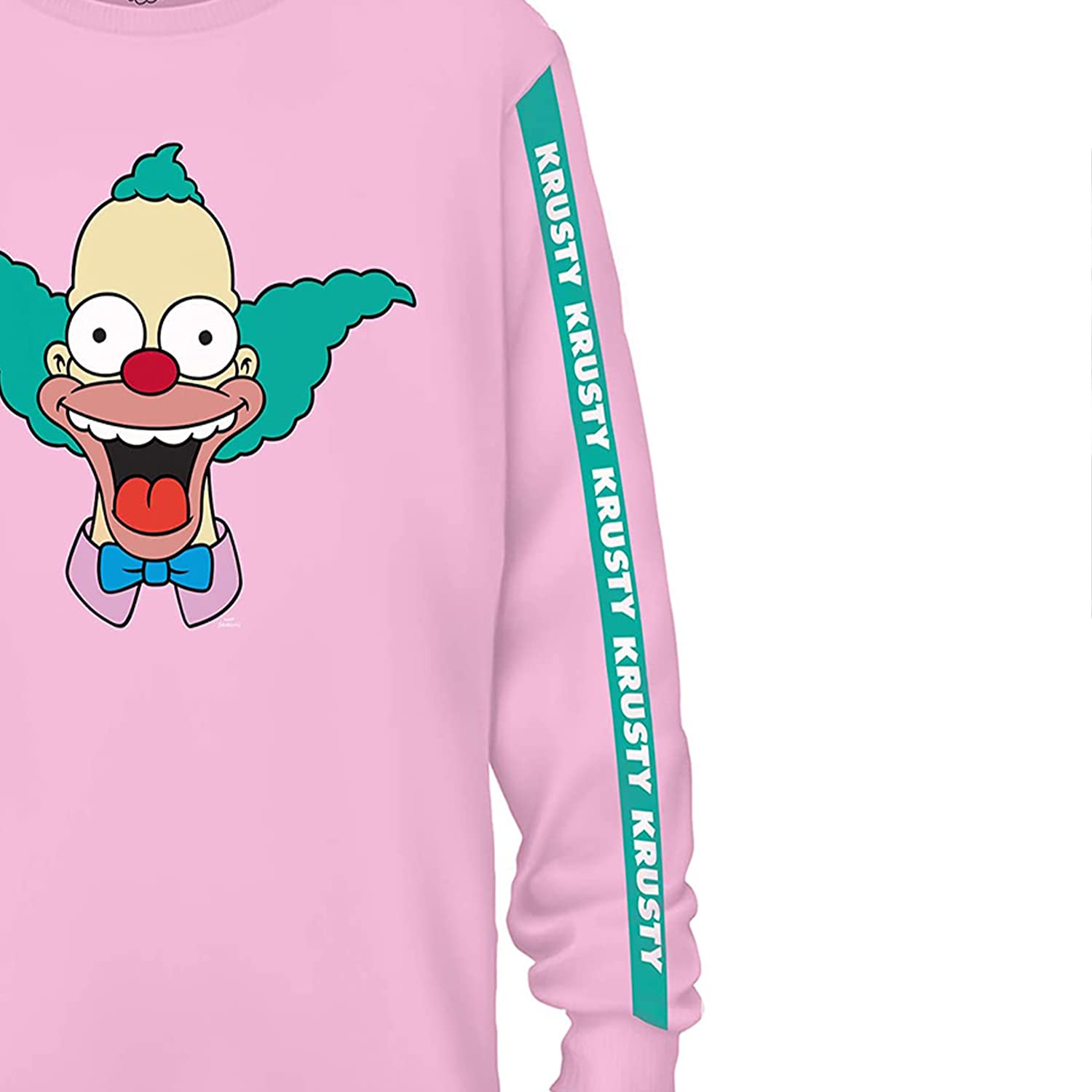 The Simpsons Long Sleeve Shirt Krusty Clown Lisa Bart Homer Tee Graphic T-Shirt