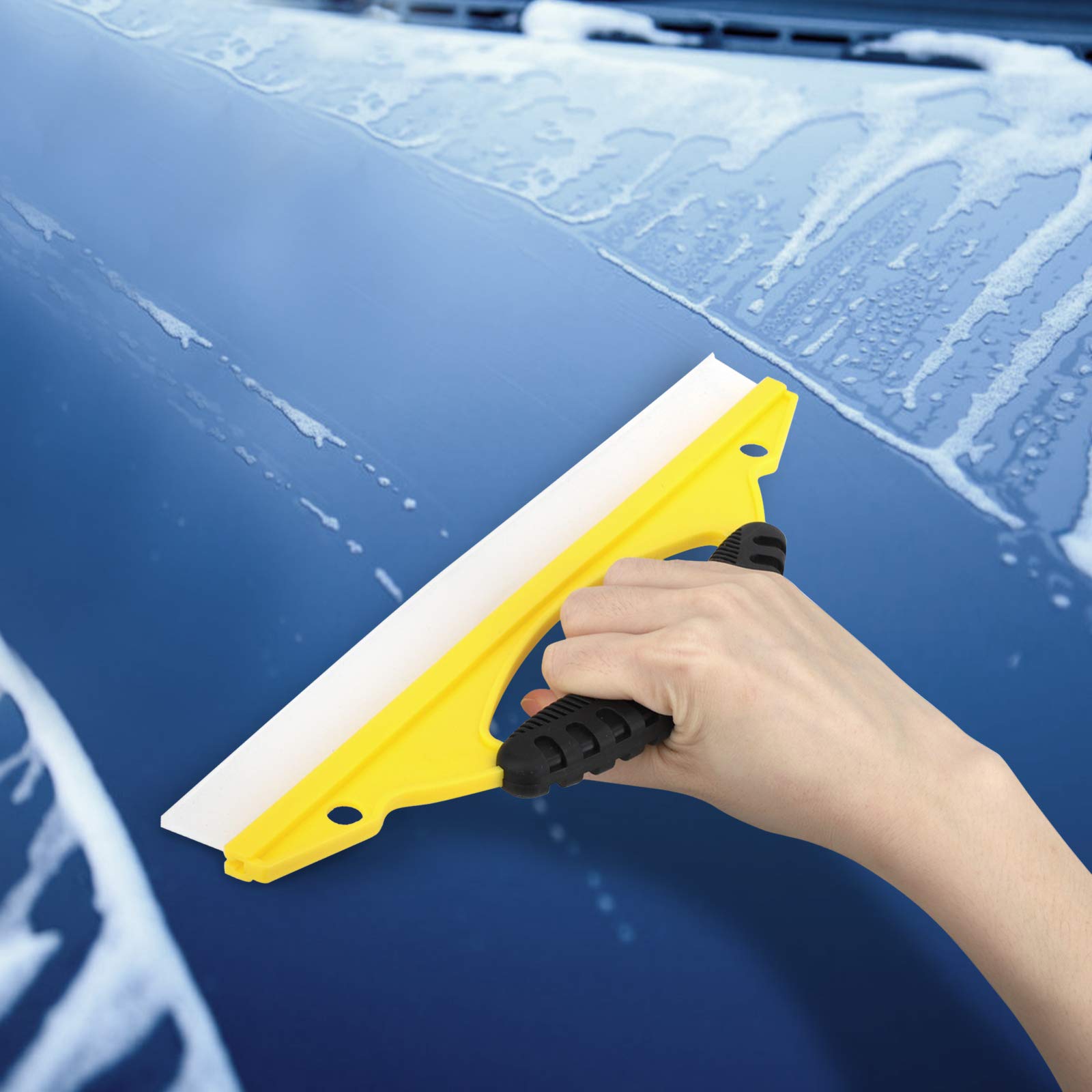 Auto Scheibenabzieher - Silikon Wasserabstreifer Rot