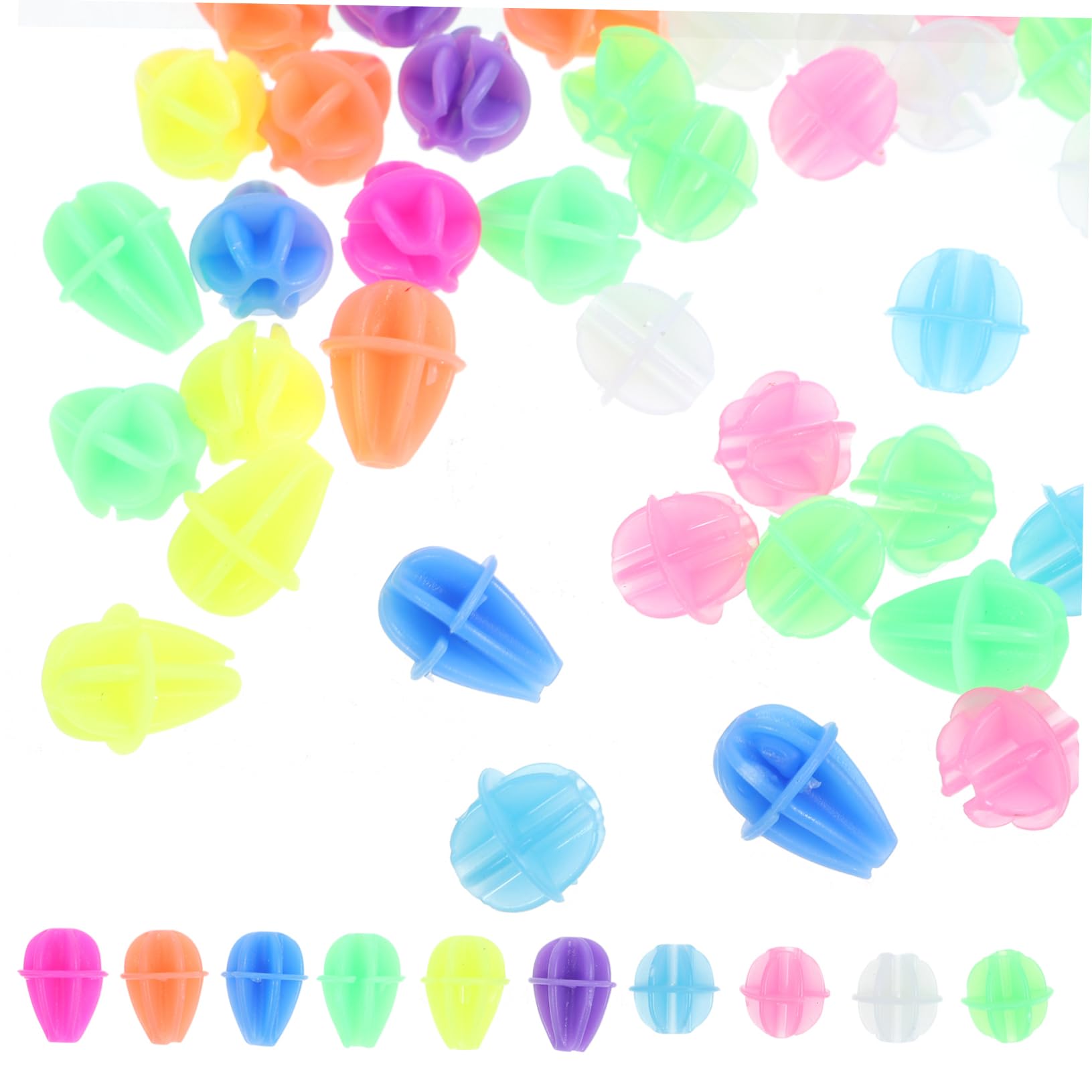 POPETPOP 72pcs Bike Wheel Beads Bike Decorations for Boys and Girls Durable and Easy to Use Bicycle Accessories for Customizing Spokes for Various