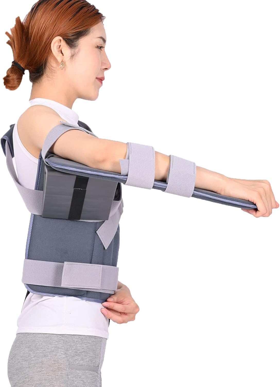 Shoulder Abduction Immobilizer for Broken Arm Wrist Elbow Shoulder Injury for Fracture Torn Rotator Cuff Sublexion Surgery Dislocated Available Immobilizer for ​Left or Right Arm