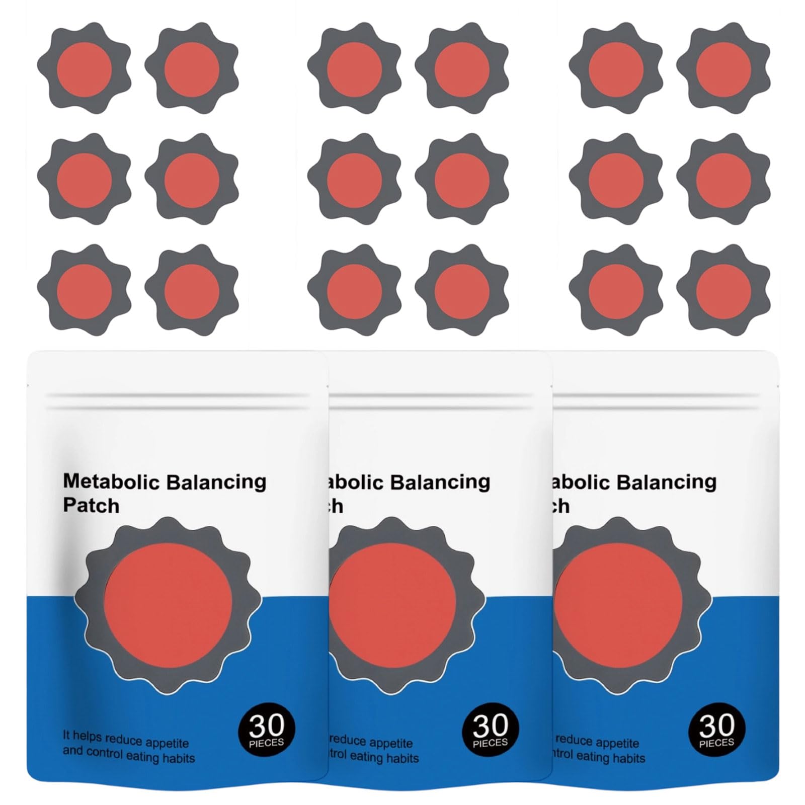 90 parches adelgazantes, Naturales para Adelgazar y Metabolizar el Abdomen, Para el Equilibrio Metabólico, Calmante Suave para Todos los Tipos de Cuerpo
