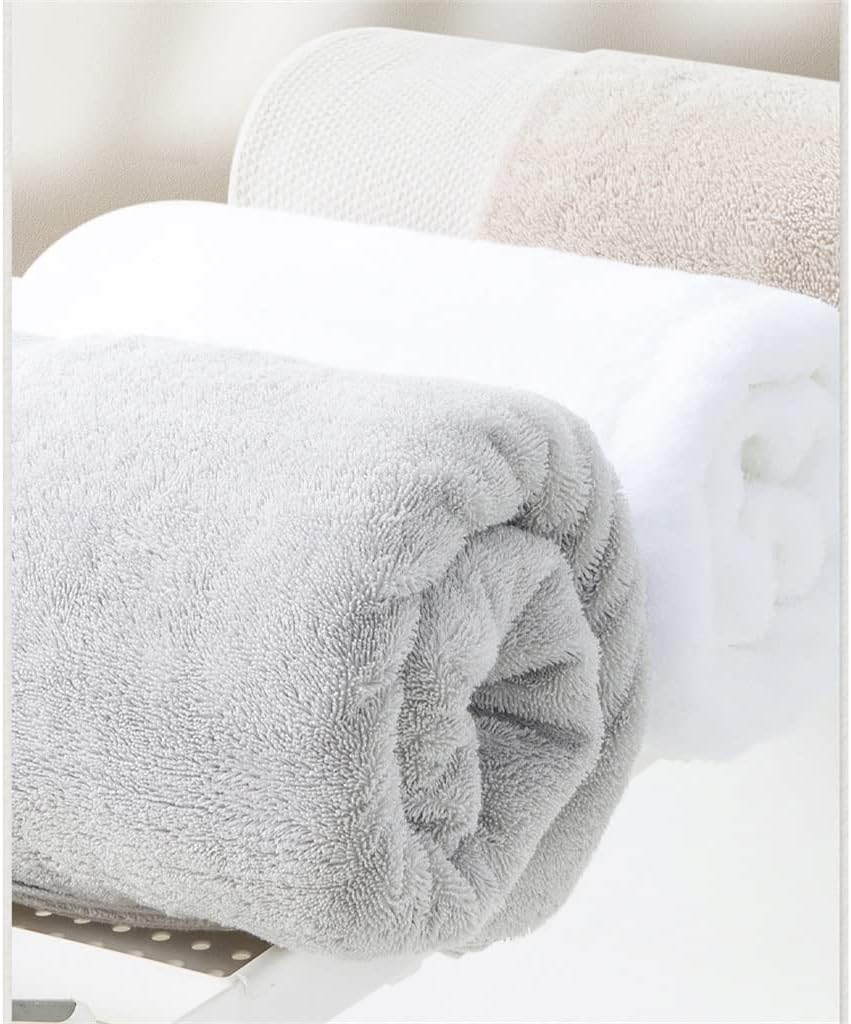Bath Towel Home Cotton Hotel Stay White Soft and Thick Water Does not Drop Hair