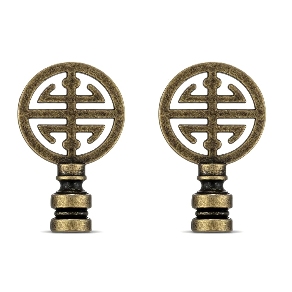 Hndhbfgrt As Shown Happiness Symbol Style Lampshade 2Pcs, Asian Oriental Desk Lamp Horn Bracket, Home Decoration