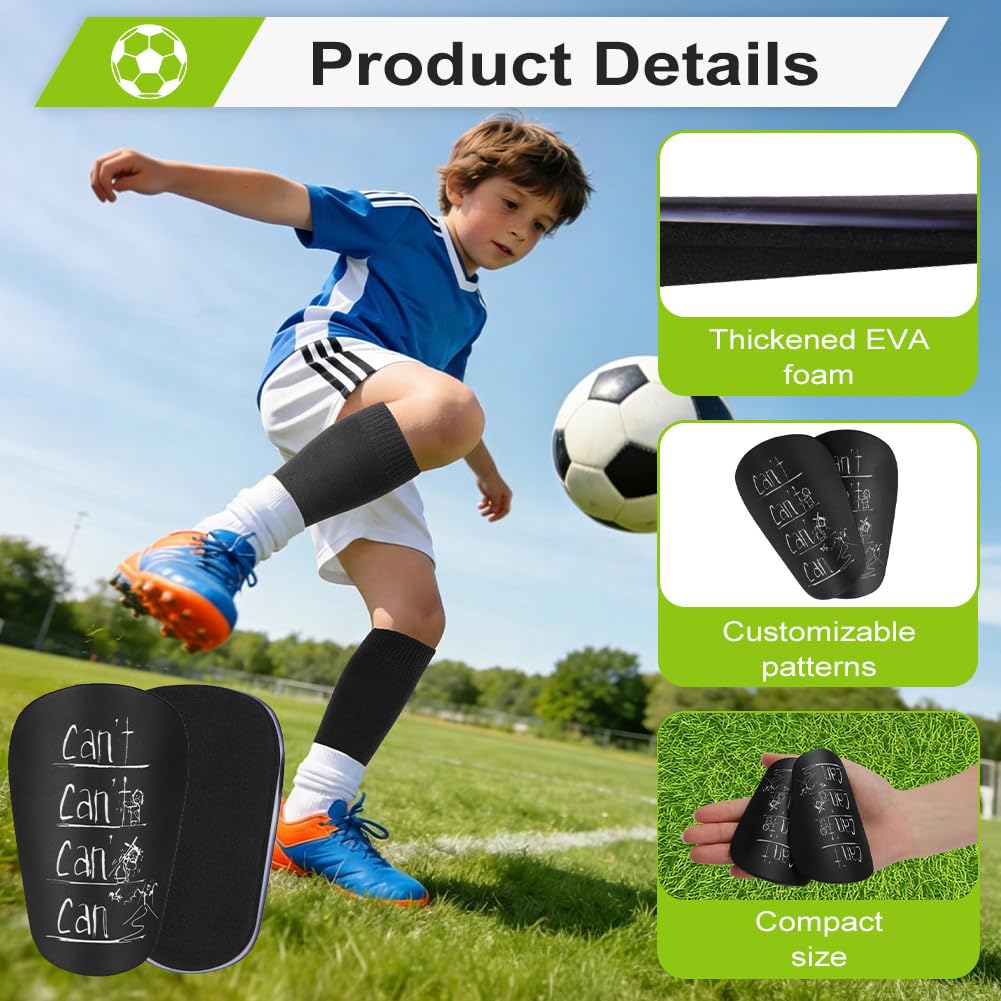 DiULi Mini Parastinchi Calcio, Parastinchi Calcio Calzino, Parastinchi Bambini, Parastinchi Piccoli Leggeri con Maniche Antiscivolo, Ideale per Calcio e Altri Sport - 3