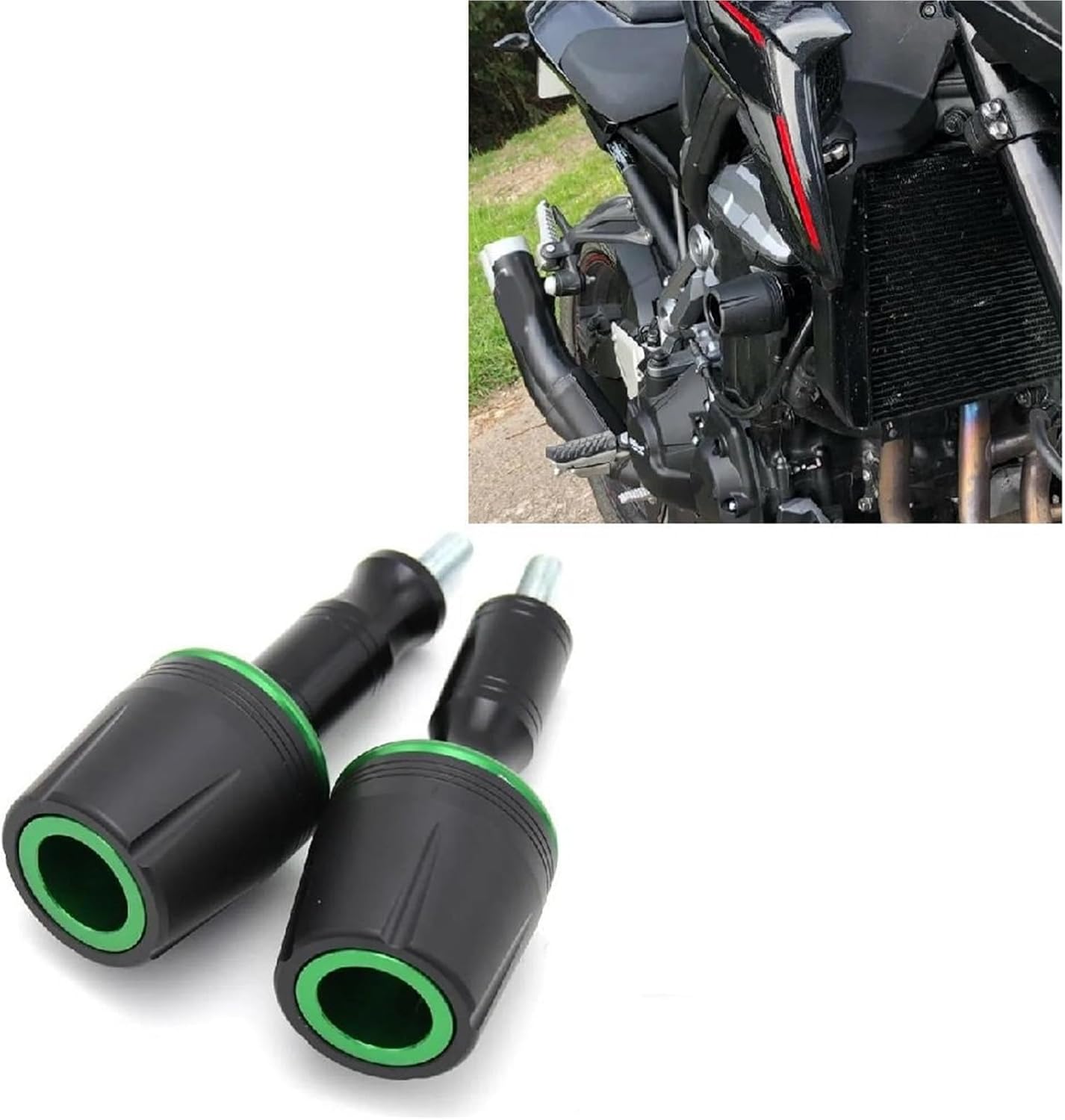 バイクの衝突防止栓 オートバイCNCフレームスライダーフェアリング