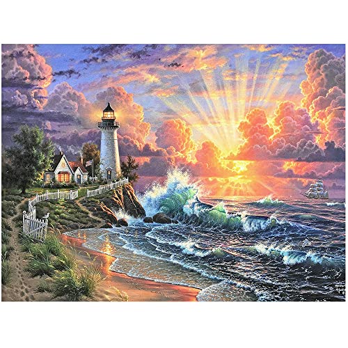 Poster ARTTOR 50x40cm – Paysage Marin Avec Voilier, Déco Murale Moderne, Pour Toutes Les Pièces