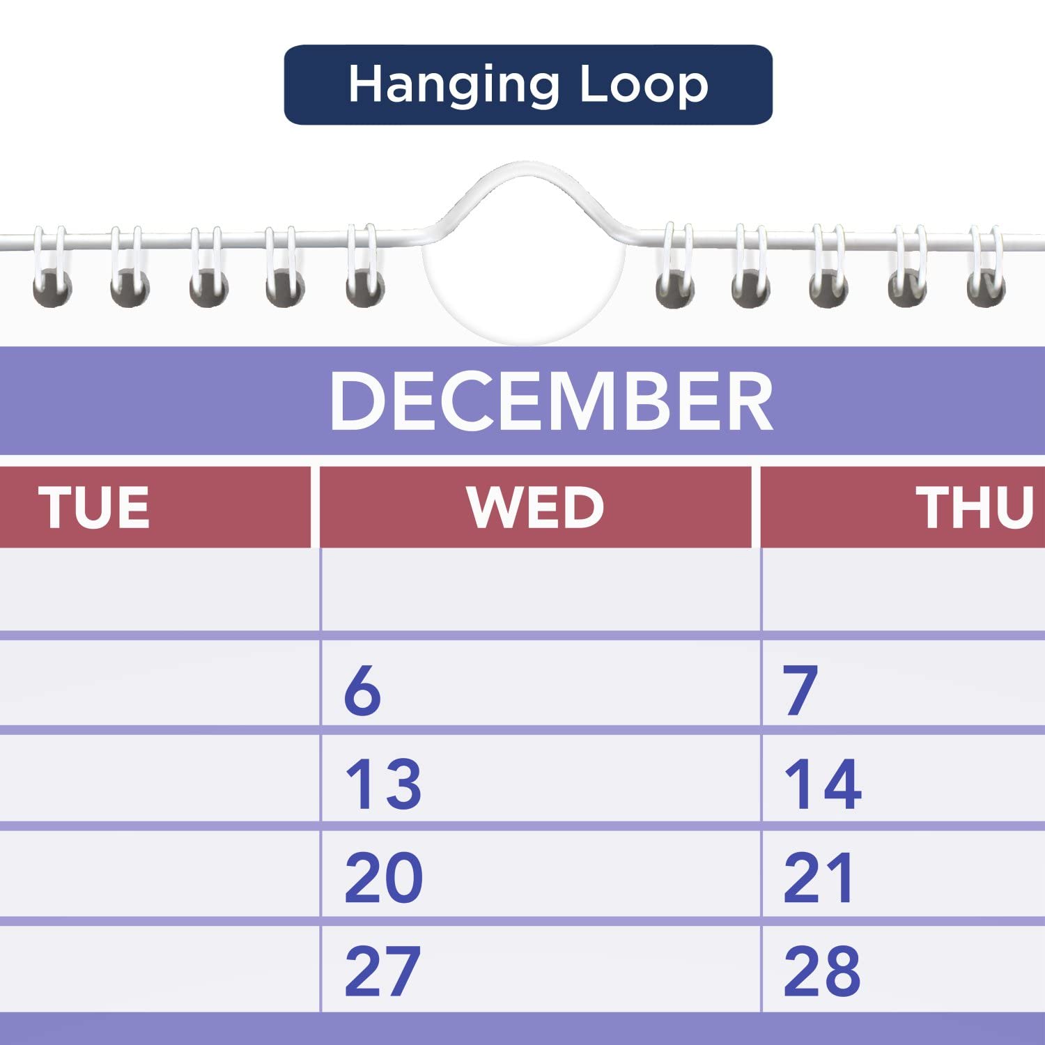 AT-A-GLANCE Calendario da parete 2024, 39 x 56 cm, grande, 3 mesi, rilegatura a spirale (PM62824)