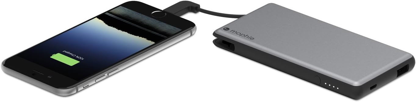 Up To 50% OFF mophie Powerstation Plus External Battery with Built-in Cables for Smartphones and Tablets (6,000mAh) - Space Grey Black Friday - 40% OFF mophie Powerstation Plus External Battery with Built-in Cables for Smartphones and Tablets (6,000mAh) - Space Grey
