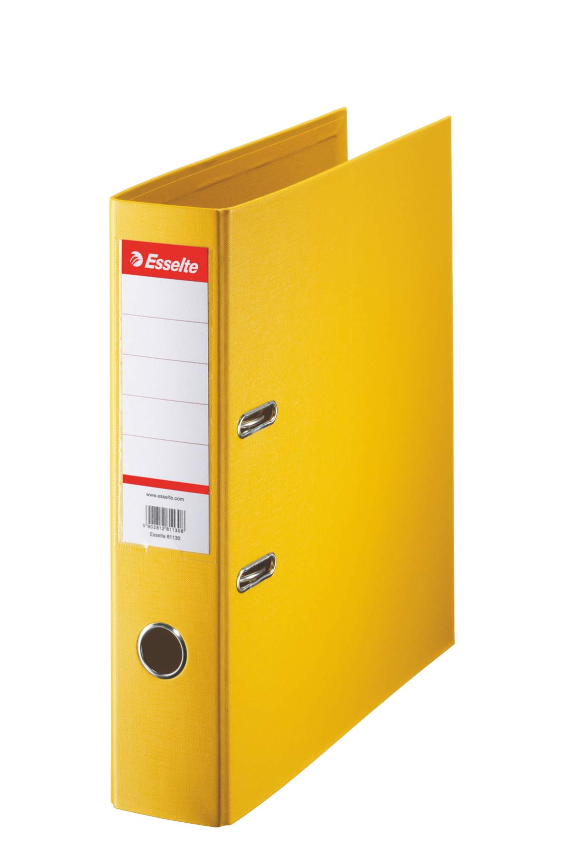 Esselte Standard, 1x Lever Arch Finder, Yellow, 75 mm Spine, A4, PP, 320270
