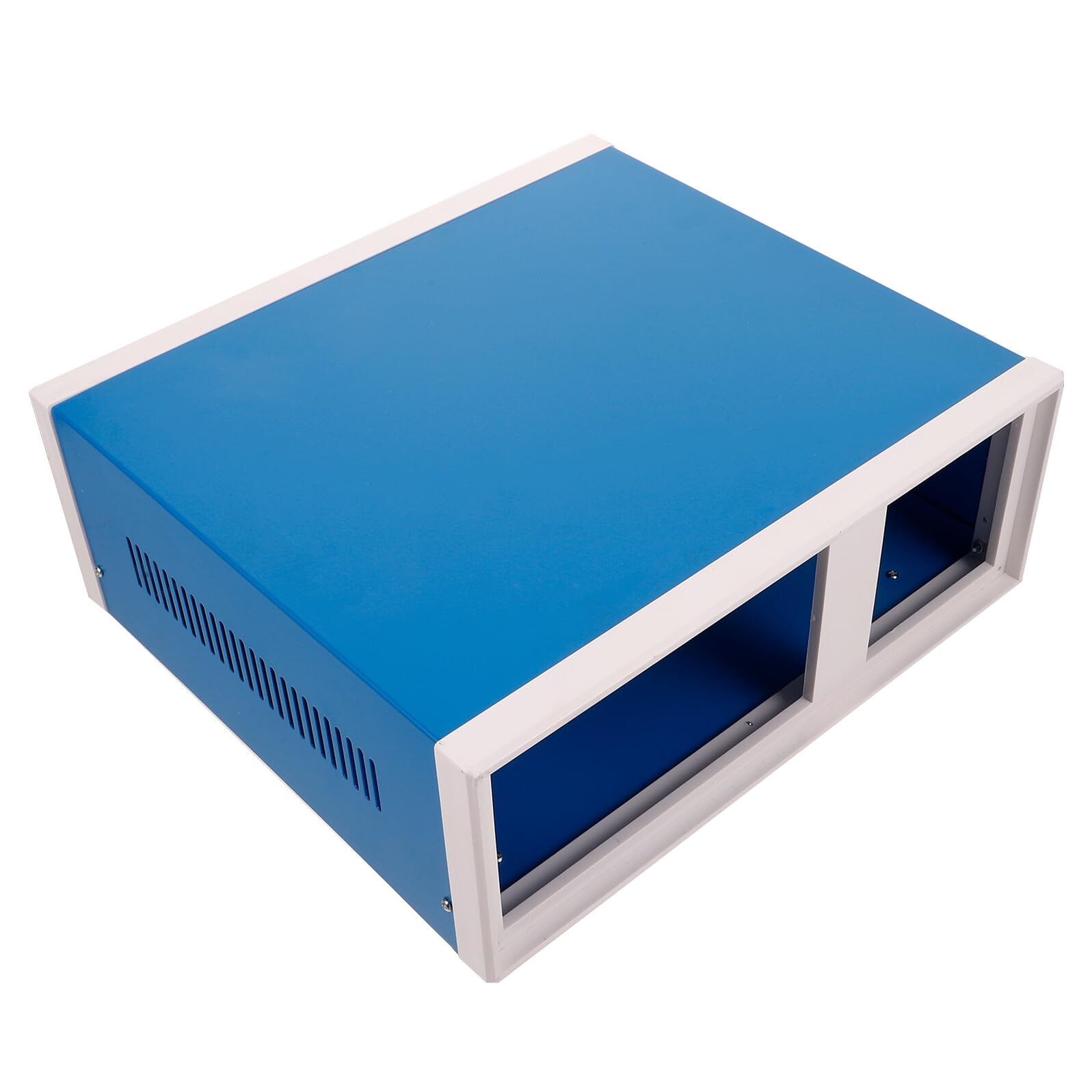 Metallgehäuse aus Eisen für Elektronik, 115x310x285mm, Blau