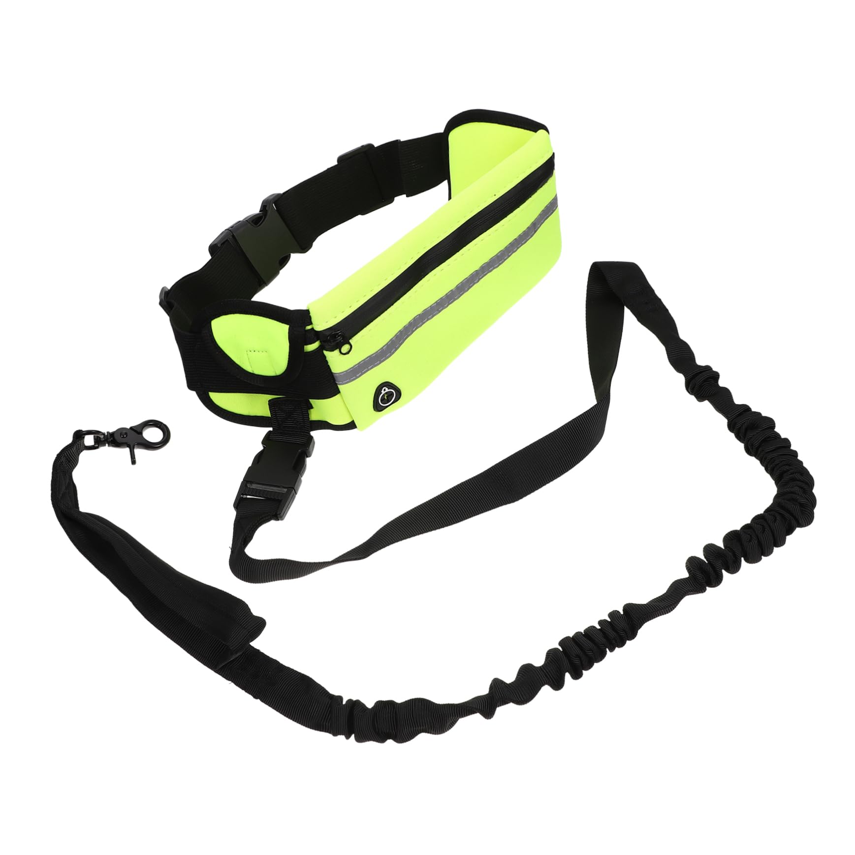 HOLIDYOYO Pet Running Leash Reflective Night Safety Sports Waist Bag Leash Sturdy and Comfortable for Your Pet