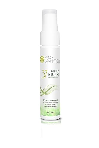 Glamour Touch 37 Benefits in One - Spray desenredante de cabello de 1 oz para mujeres, spray hidratante para el cabello, spray suave y sedoso,