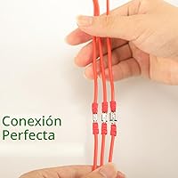 Vista 8 de 280 piezas de conectores de crimpado, kit de conectores macho y hembra de pala de 2.8 mm, 4.8 mm, 6.3 mm, 15 tipos de terminales de crimpado
