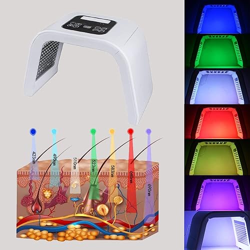 Miniatura 5 de Nuevo panel de cuidado de la piel facial de 7 colores multifuncional máquina de cuidado de la belleza para spa en casa