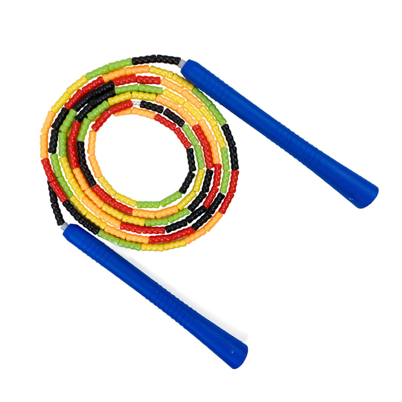 Beaded Skipping Rope Adjustable Jump Rope 360 Degree Rotation Skipping Rope for Adults and Children