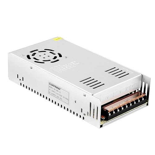 Fuente de alimentación conmutada, SJHPRMXF AC 110V220V a DC 12V 30A 360W Universal Regulated Power Supply Transformer Adapter LED Driver para tira