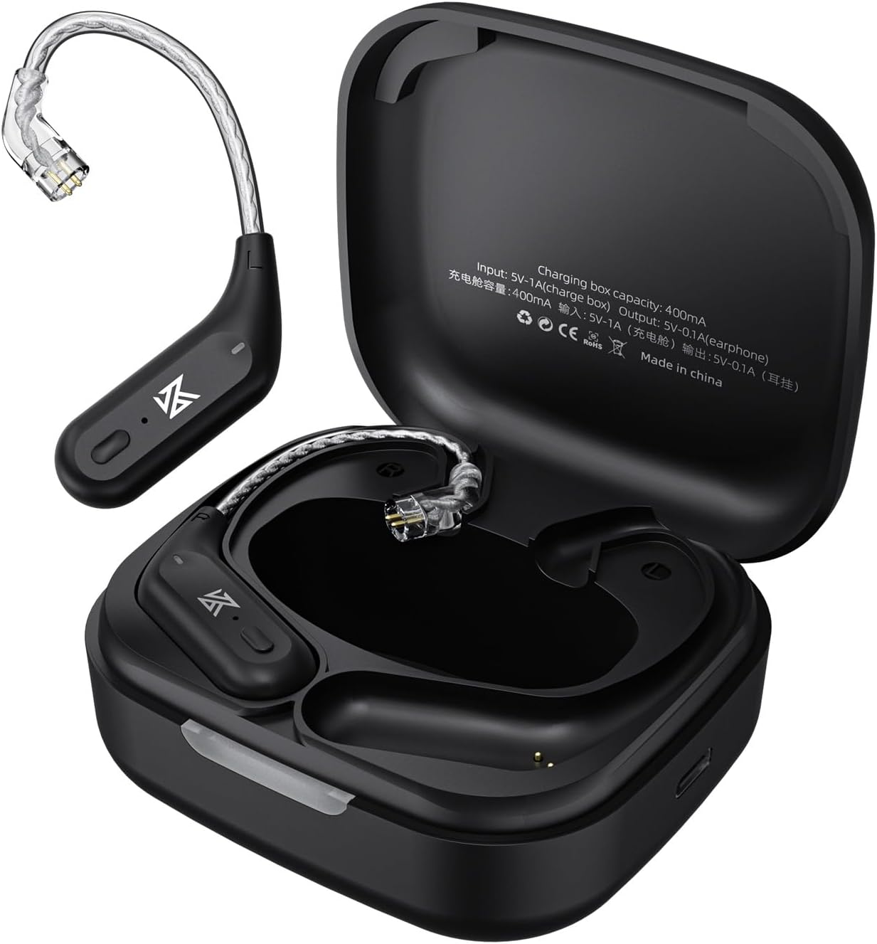 AZ09 Bluetooth 5.2 IPV5 Waterproof Noise Reduction Bluetooth Module Upgrade Cable Ear Hook for ZST/ZSTX/ZS10/AS06/AS10/BA10/ZSR/ES4(B pin)