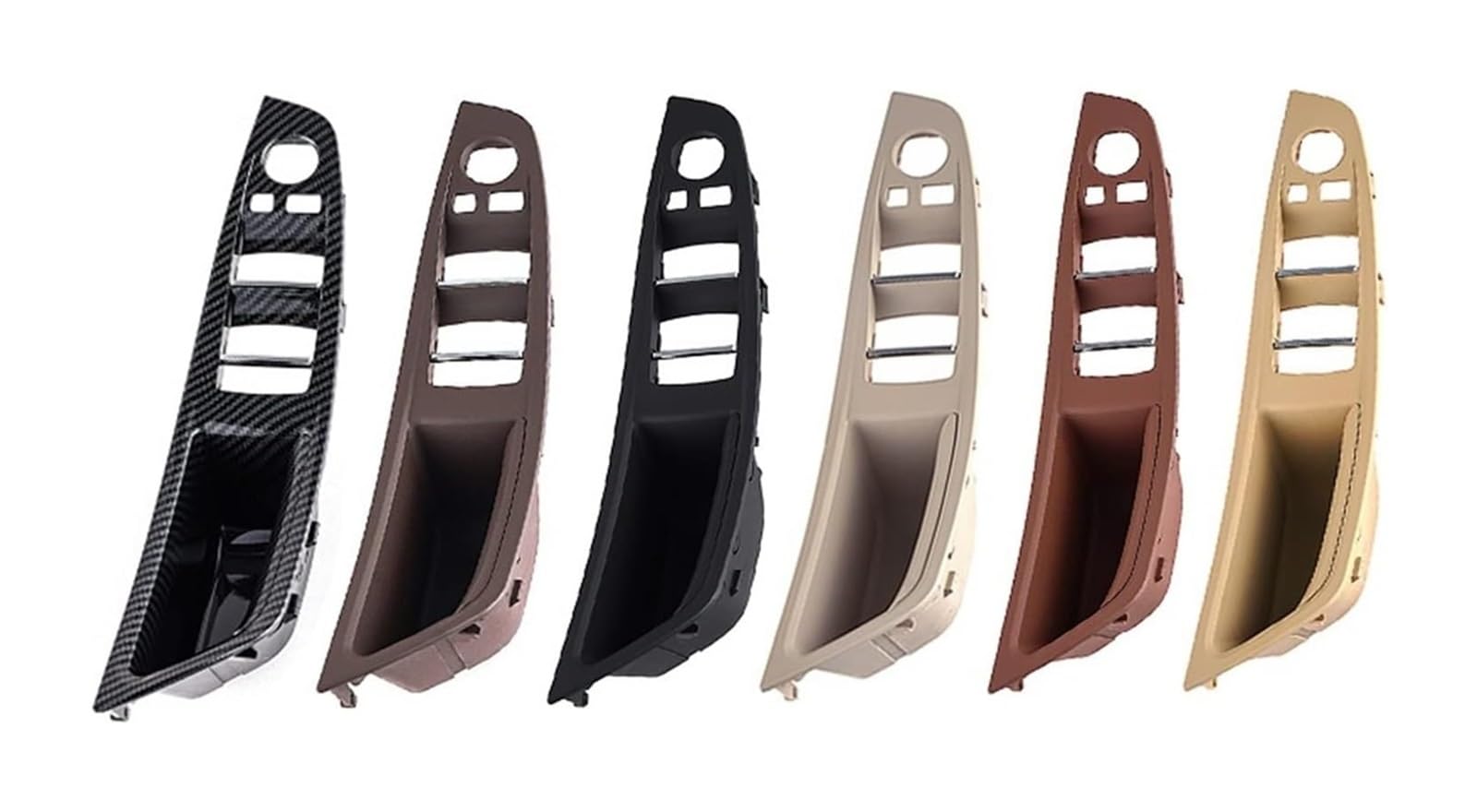 RORLL for BMW 5 Series F10 F11 F18 520 523 525 528 530 535 Door Inner Handle Inside Armrest Car Interior Door Handle(Left Panel)