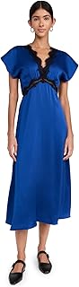 Women's Noa Satin V Neck Maxi Dress - Buy now