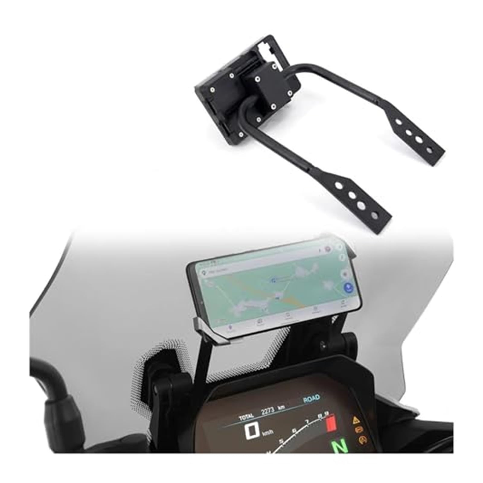 Soporte teléfono bicicleta Para F750GS Para F850GS Para F 750 850 GS Para Adventure Para ADV 2018-2022 Soporte GPS Para Teléfono Inteligente Motocicleta Soporte Navegación(Navigation bracket)