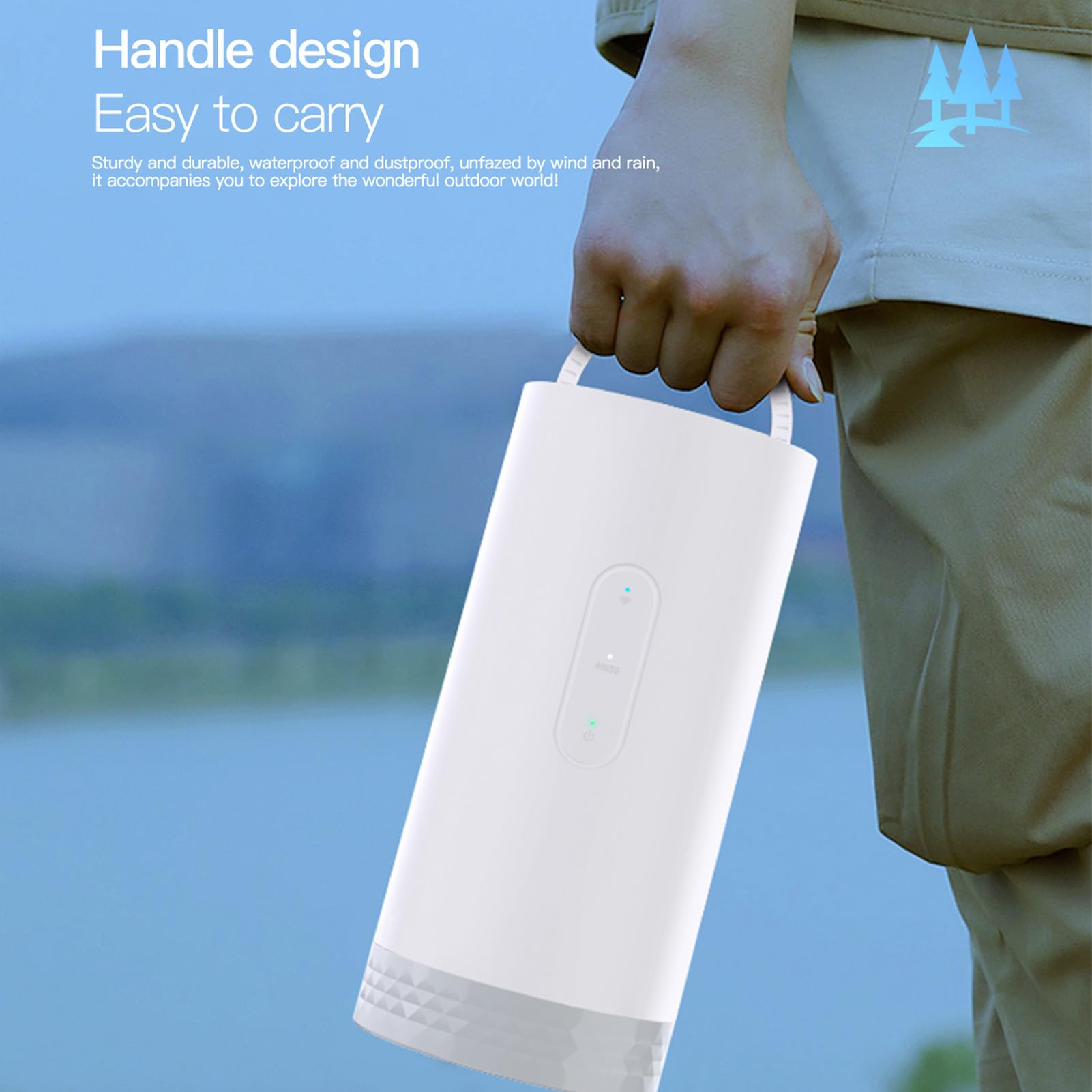 Tbest Borne Wi-FI Portable avec Emplacement pour Carte SIM