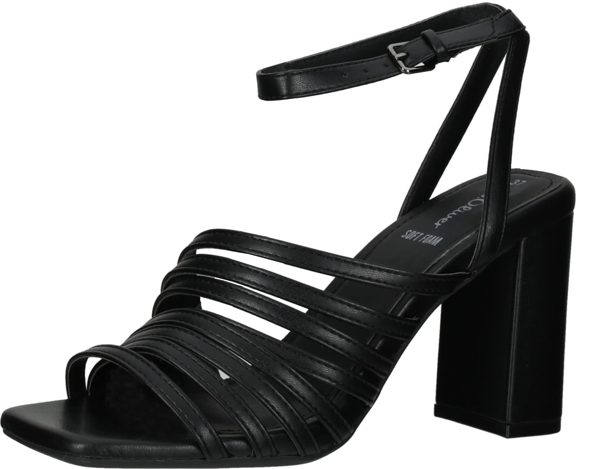 s.Oliver Women's 5-5-28328-20 Sandals, Black, 38 EU, black, 6 UK