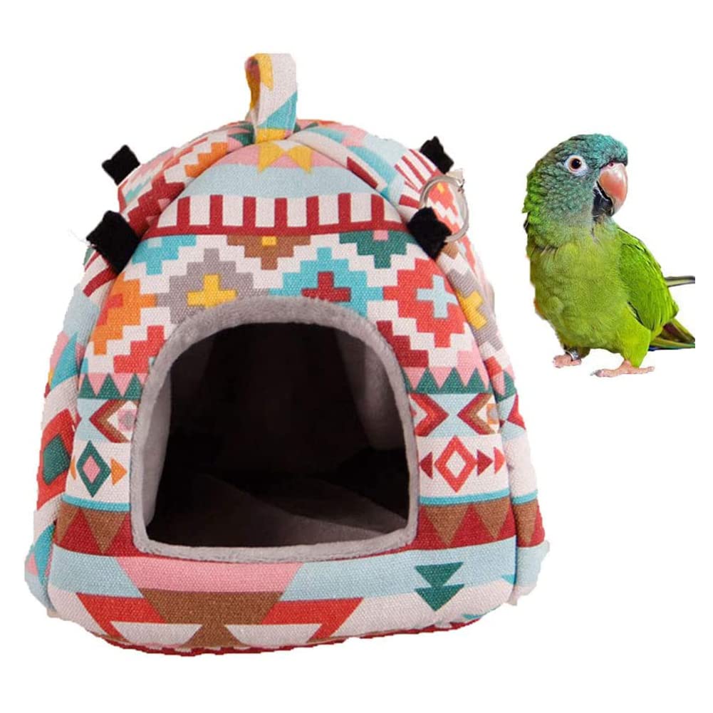Litewoo Bird Bed Hammock Hanging Nest Tent Toy for Parrot Cage