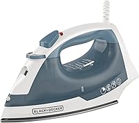 Vista 1 de Fácil plancha de vapor antiadherente BLACK+DECKER IR40V compacta con apagado automático y anti goteo