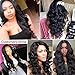 Kamila hair Brazilian Virgin Hair Body Wave Hair Weave 3 Bundles Full Head Set Unprocessed Virgin Human Hair Weave Natural Black 8-28inch