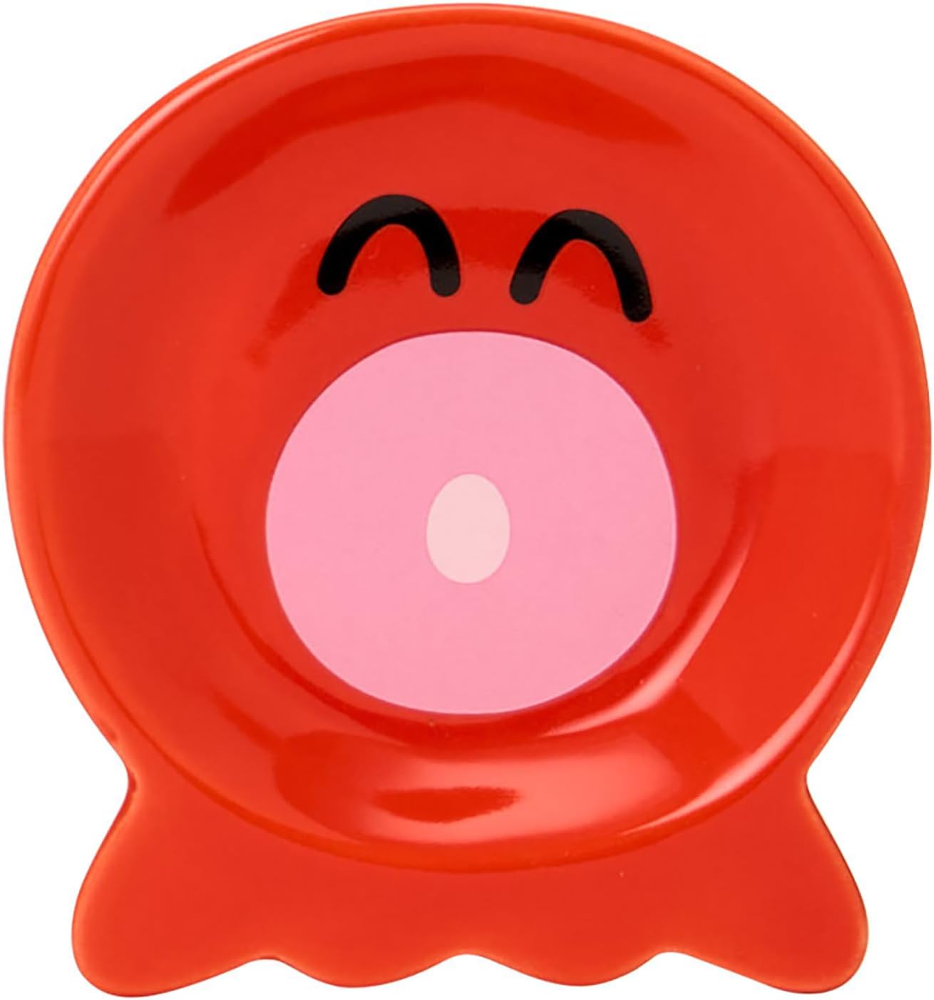 Sanrio 319015 Character Shaped Plate Set (Hangyodon and Sayuri Ukiuukiyolife), Dishes, Ceramic, Set of 2, Microwave, Dishwasher, Dryer Safe