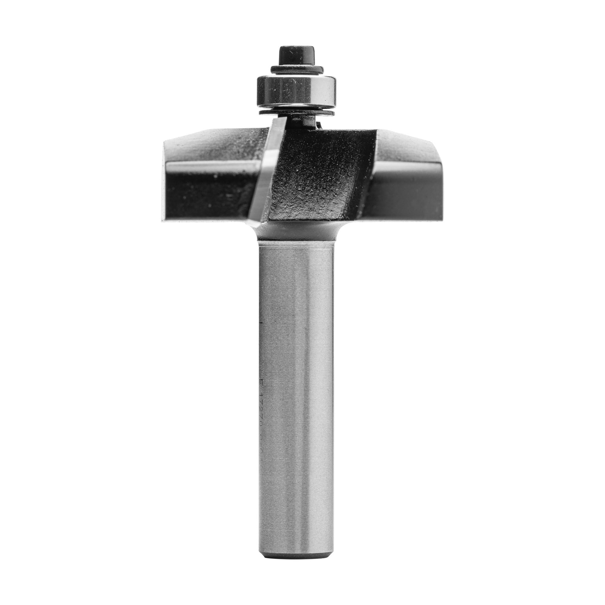ENT 17270 Fresa a disco carburo, Gambo (S) 12 mm, diametro (D) 76,2 mm, NL 15,9 mm, T 31,7 mm, SL 50 mm, inclinazione di 15° con cuscinetto a sfere