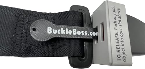 Buckle Boss Cerradura de cinturón de seguridad clásica original  Protector de cinturón de seguridad original fabricado con ABS fuerte  para