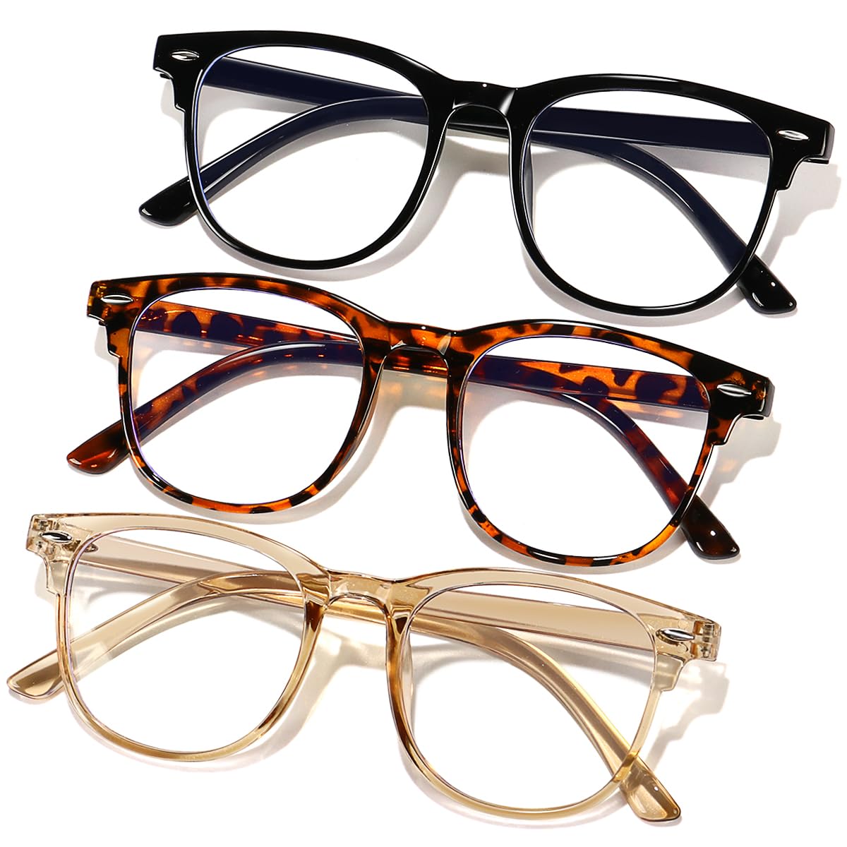 GFUIARA Blue Light Blocking Glasses for Women Men,Fashion Square Blue Blockers Glasses,Computer/TV/Phones/Gaming Glasses