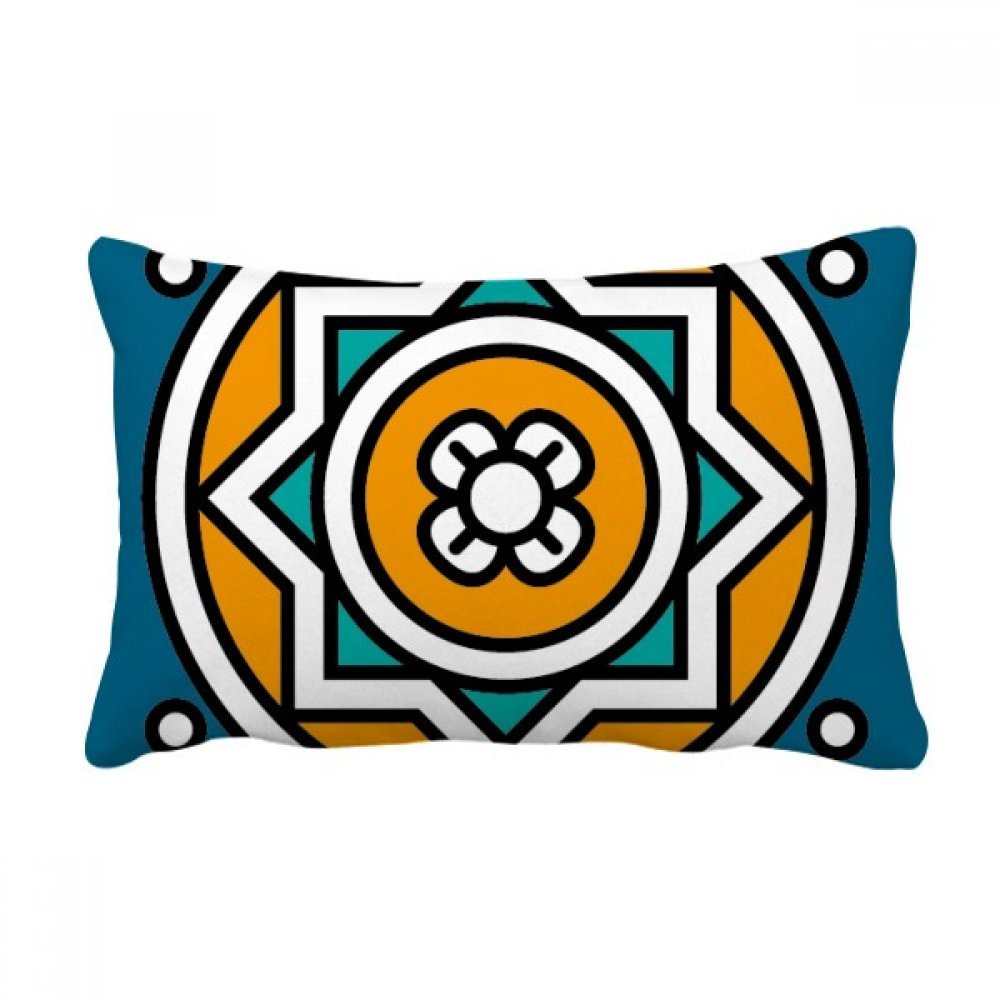 Coussin de géométrie style Maroc 40x60 cm multicolore pour canapé