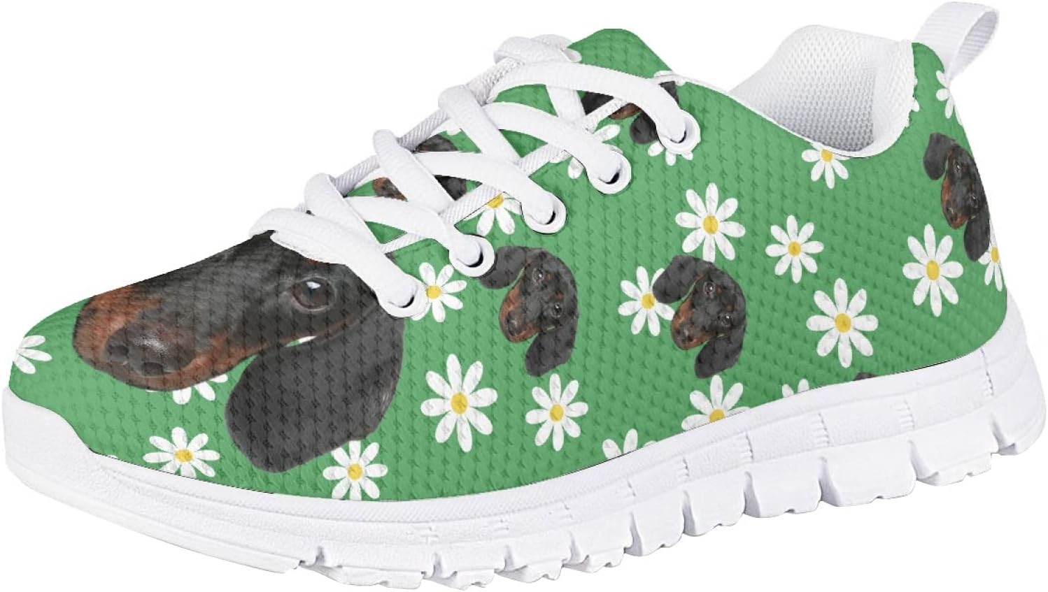 Boys and Girls Cute Cat Dog Print Running Tennis Shoes School Daily Casual Sneakers