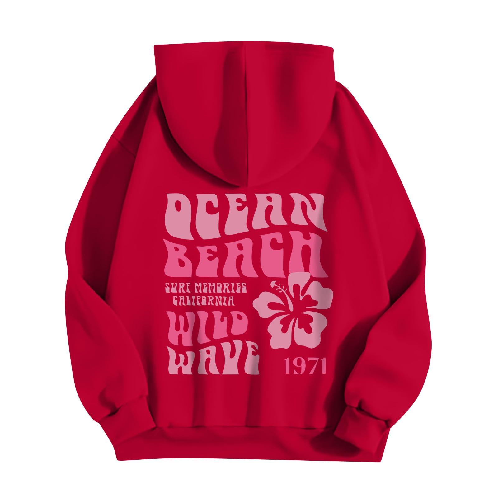 Różowa bluza z kapturem z motywem palmy dziewczęca bluza śliczne bluzy oversize bluza z kapturem damskie bluzy i bluzy z kapturem estetyczna damska bluza z kapturem z długim rękawem bluza z kapturem