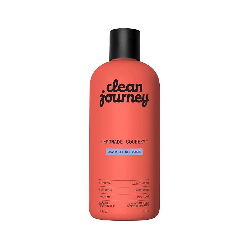 cleanjourney Sabonete Líquido Corporal com Niacinamida e Glicerina, Lemonade Squeezy, 473 mL
