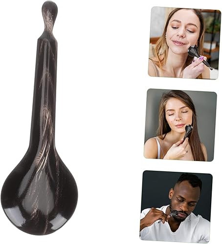 Miniatura 8 de GLEAVI Cuerno Belleza Stick Cara Acupoint Massager Guasha Herramienta Palo de Masaje de Mano