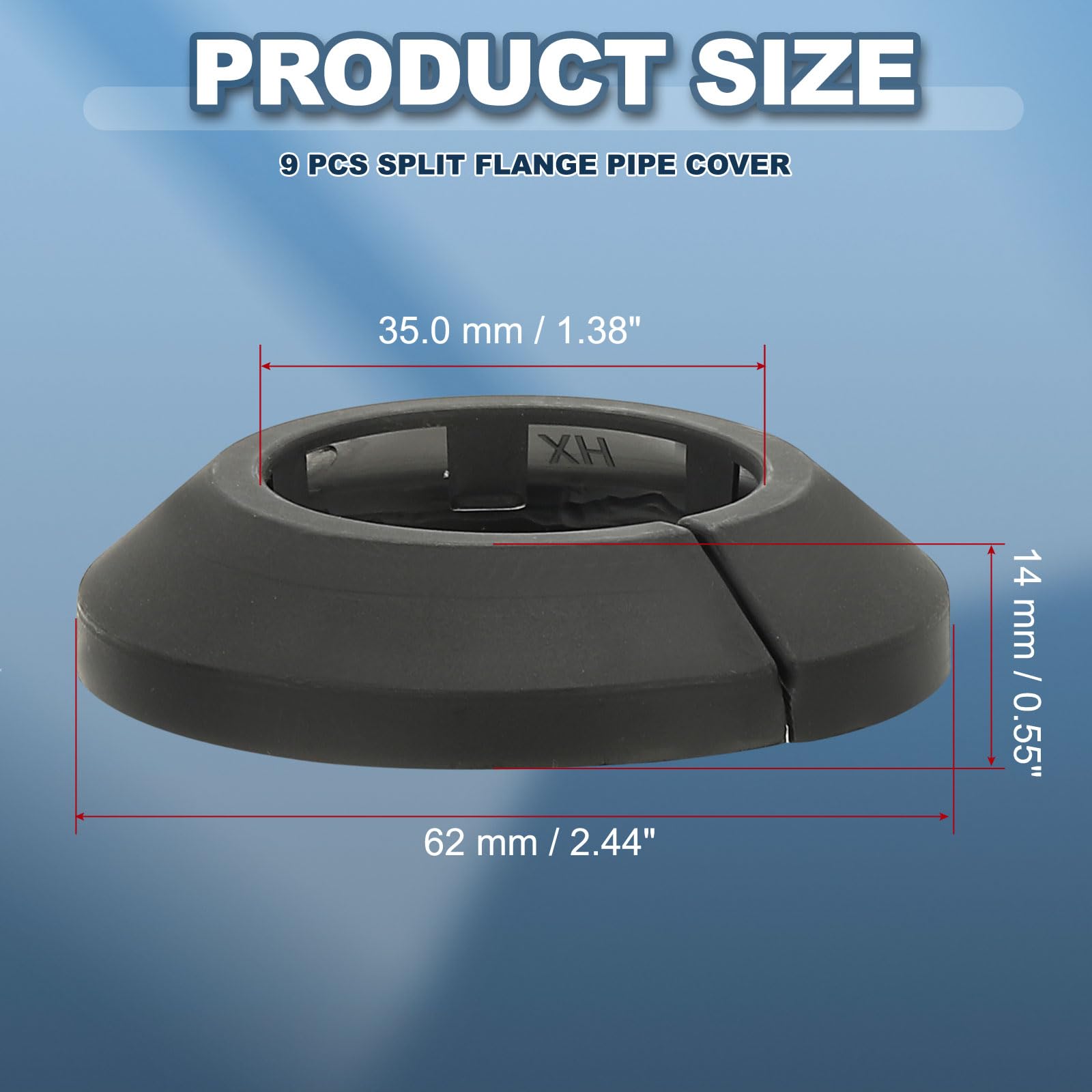 PATIKIL 35mm Plumbing Cover Plates - Image 2