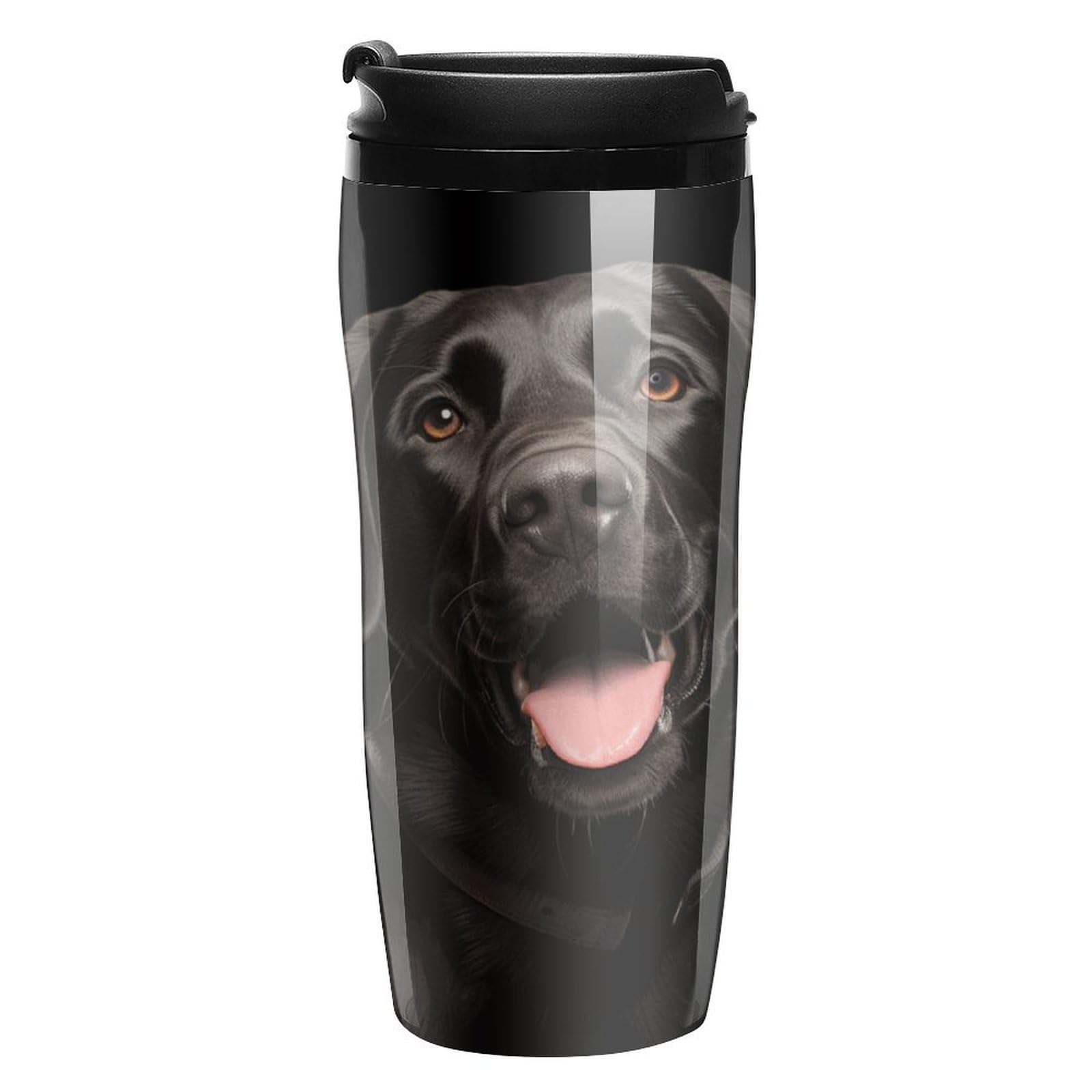 Black Labrador Coffee Mug Double Wall Insulated Tumbler Cup with Lid Travel Mug Coffee Cup for Women Men