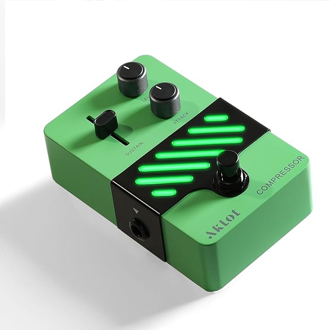 Pedal De Efectos AKLOT NEON PulseLock Compresor miniatura 2