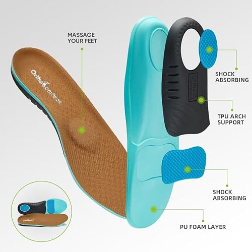 Miniatura 4 de OrthoComfoot Mocasines ortopédicos sin cordones para hombre mocasines casuales con soporte de arco para fascitis plantar, cómodos zapatos de vestir
