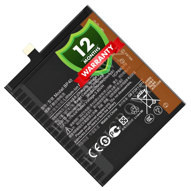 Image of Original BP40 Battery Compatible for Xiaomi Redmi K20 Pro - (4000mAh) - 1 Year Warranty