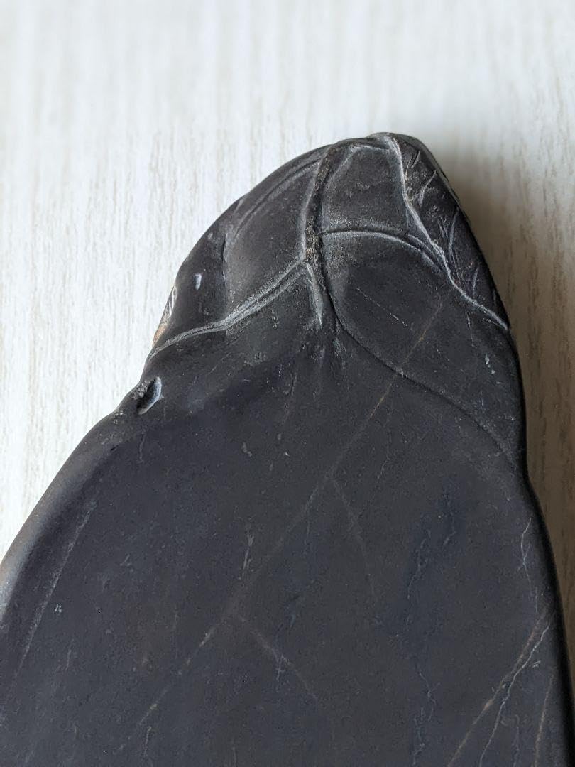 旧蔵コレクション中国貴重端渓古硯 大き目サイズ四辺細工彫刻梅