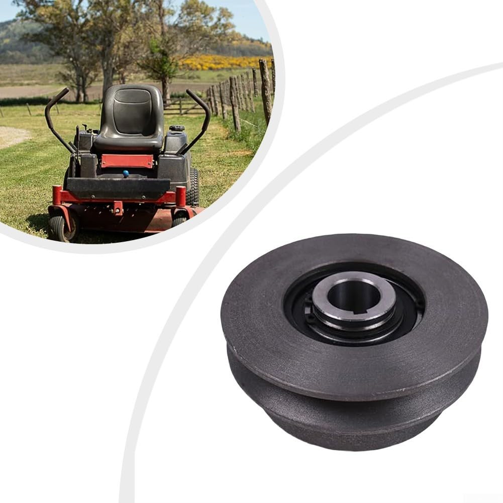 Polea de embrague, polea única V correa de transmisión de embrague de repuesto para Honda GX-270 GX-390 Motor de tractor 5 pulgadas de diámetro de 1 pulgada de diámetro