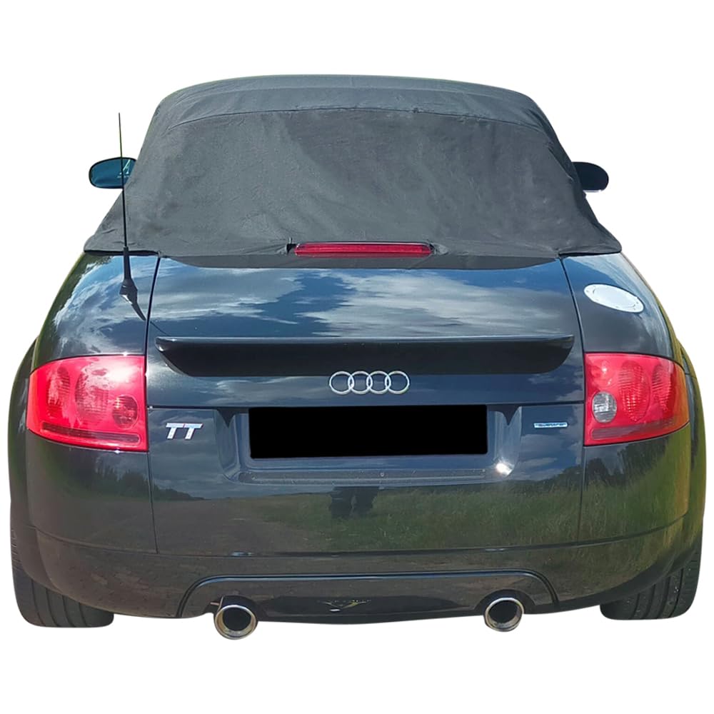 Halbabdeckung kompatibel mit EIN Audi TT (8N) für Außen Berlin Schwarz