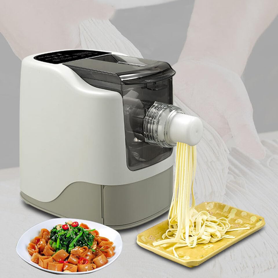 Elektryczna maszynka do makaronu, domowa, automatyczna maszyna do makaronu, maszyna do spaghetta, profesjonalna 13 zestawów noży do bezglutenowej i pełnoziarnistej produkcji makaronu.