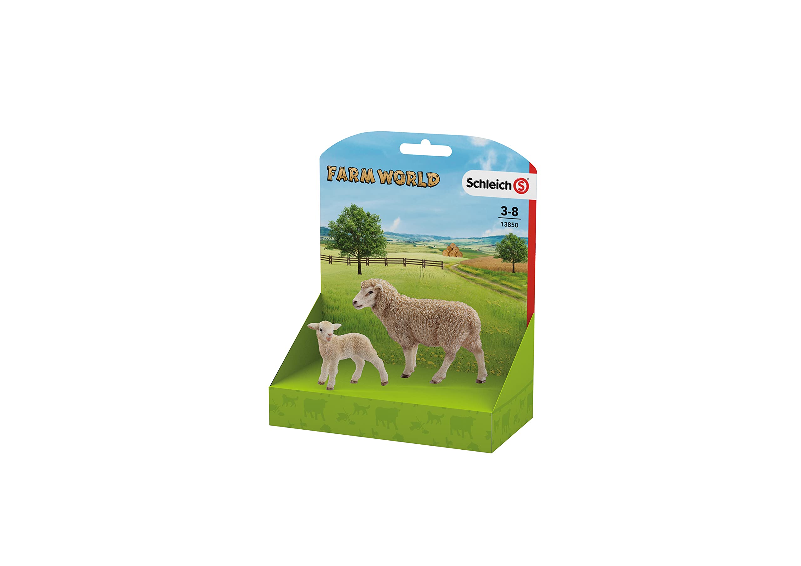 Schleich Farm World Set De 5 Animales De Granja – Conejo, Oca, Gallina, Oveja Y Llama, Figuras Detalladas Para Niños +3 Años