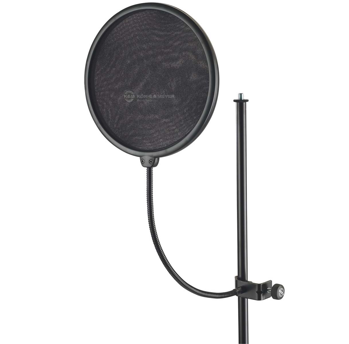K&M 23966 Popschutz Popkiller + K&M 232 Tischstativ + keepdrum Mikrofonkabel 6m
